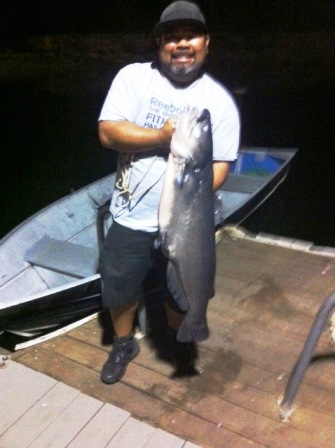 Junior Castro, Mira Mesa, 25 lb catfish, 17 July 2015 sm.jpg